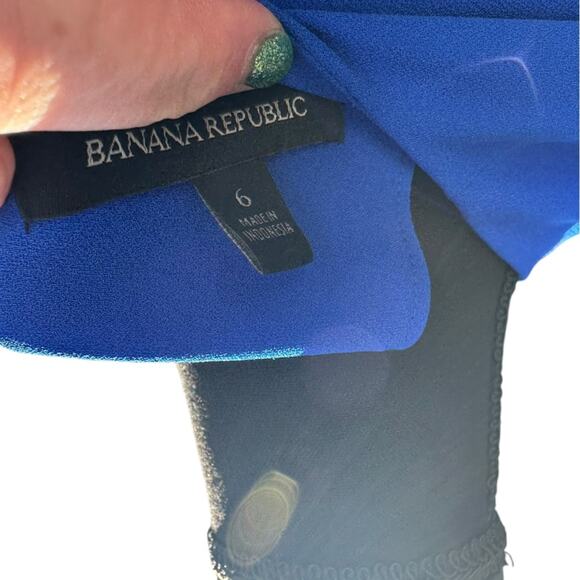 Banana Republic 6 Royal Blue Dress - Picture 4 of 10